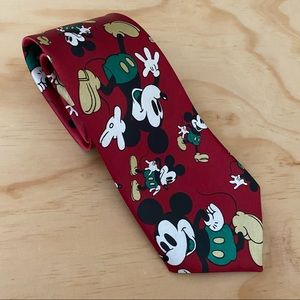 Albeari Mickey Mouse Printed Men Neck Tie